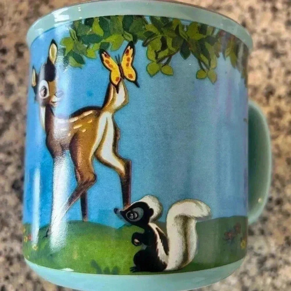 Disney Bambi Classic Scenic Portrait Camper Ceramic Coffee Cup Mug 20 oz - Picture 2 of 4